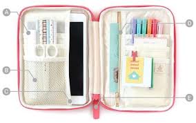 Ipad Mini Galaxynote 8 0 Soft Multi Pouch Organizer Pencil Case Travel Korean Filofax Multi Pouch Pouch