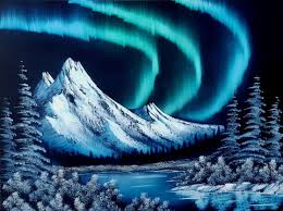 I Love The Blue Green Color Palette On This Painting Its Very Aesthetically Pl Landscape Paintings Acrylic Oil Painting Landscape Landscape Photography Nature
