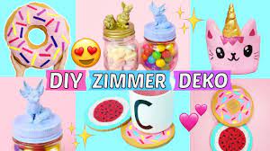 Coole zimmer ideen driving lessons co. 5 Pinterest Zimmer Deko Diy Ideen Tumblr Zimmerdeko Selber Machen Einhorn Donut Kawaii Diys Youtube