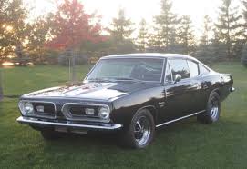 Image result for Black 1968 Barracuda