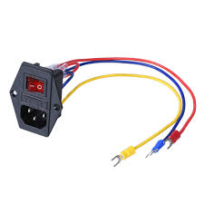 Check this with an ohm meter to make sure. Biqu 15a 250v Rocker Switch Power Socket Inlet Module Plug 5a Fuse Switch With 5pcs 16 14 Awg Wiring 3 Pin Iec320 C14 Buy Online In India At Desertcart In Productid 96155265
