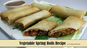 Enjoy these 5 different healthy spring roll recipes from vegetarian, protein packed, and even fruity spring again, though — i need variety. Vegetable Spring Rolls Recipe In Hindi By Cooking With Smita Vegetable Spring Rolls Spring Roll Recipe Recipes