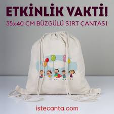 Buzgulu Bez Sirt Cantasi 35x40 Cm Ozellestirilebilir Sirt Cantasi Sirt Cantasi Canta