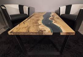 Live Edge River Coffee Table Coffee Table Wood Timber River Table River Glow In The Dark Modern Live Coffee Table Live Edge Dining Table Live Edge Coffee Table