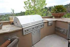 We even patched the stucco and. Stucco Outdoor Kitchen Landscaping Network