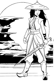 Save coloring page color online. Raya And The Last Dragon 6 Coloring Page Free Printable Coloring Pages For Kids