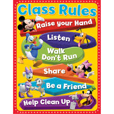 Mickey Mouse Clubhouse Class Rules Poster