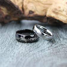 2 Piece Couple Set Cowboy And Angel Rings Cowboys Rings Angel Ring Cowboy And Cowgirl Ring Cowboys Wedding Ring Western Ring Western Cowboys Ring Cowgirl Ring Western Rings Dallas Cowboys Rings