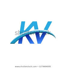 Initial Letter Kv Logotype Company Name Colored Blue And Swoosh Design Vector Logo For Business And Company Identity Energy Logo Design Company Names Logotype