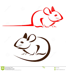 Brown Rat Animal Stencil Rats Cute Cartoon Wallpapers