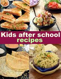 Indian food blog on healthy vegetarian and chicken recipes with step by step pictures for easy cooking. Kids After School Recipes Kids After School Indian Snacks Healthy Afternoon Snacks Kids Snack Food School Food