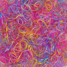Baby Girl Hair Rubber Bands Disposable Bulk Small Size Candy Multi Color Hair Holder Elastic Hai Rainbow Loom Rubber Bands Multi Colored Hair Hair Rubber Bands