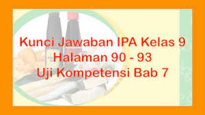 Kunci jawaban ipa kelas 9 semester 2. Kunci Jawaban Ipa Kelas 9 Halaman 90 93 Uji Kompetensi 7 Youtube