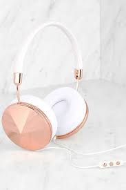 Frends With Benefits Taylor Rose Gold And White Headphones Rose Gold Headphones White Headphones Gold Headphones