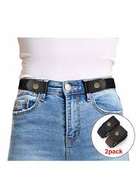 4.4 out of 5 stars. Buy 2 Pack Buckle Free Comfortable Elastic Buckle Free Belt For Women Or Men Buckle Less No Bulge No Hassle Invisible Belts Whippy Online Topofstyle