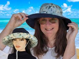Reversible Wide Brim Sun Hat, Bucket Hat, in Digital Format PDF in Four  Adult Sizes, A4 Size Paper