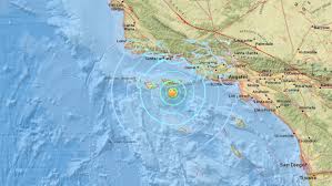 This Map Shows The Epicenter Of The Earthquake Near The Channel Islands Daily News