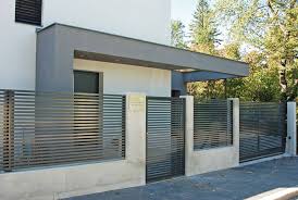Aluminium Kerites Latte Modern Fence Design Fence Design Modern Fence