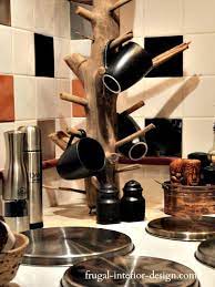 The Frugal Tree Easy Driftwood Mug Tree Stand Mug Tree Diy Mugs Mugs
