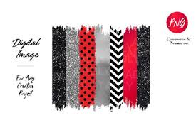 Download Black Red Silver Glitter Chevron Clipart Graphic By Adlydigital Creative Fabrica In 2020 Glitter Chevron Clip Art Black And Red SVG Cut Files
