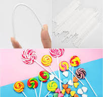 Amazon.com: 500Pcs 6 Inch White Paper Lollipop Sticks, Paper ...