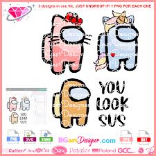 Download Lllá…unicorn Hello Kitty Among Us Svg Best Layered Htv Vinyl