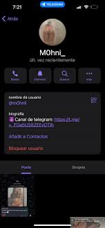 CANAL DE TELEGRAMFREE💦 búsca mi usuario como m0hnii en mi perfil  encuentras la url de mi canal porno🥵🔥 : rM0nhi