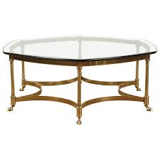 Brass and glass nesting tables by guy lefevre for maison jansen, 1970s. Maison Jansen Style Coffee Table 1stdibs Com Coffee Table Table Fine Furnishings