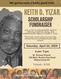 We are finally up and running. To purchase tickets and to donate please  visit: https://www.washingtonville.org/events-2/ We look forward to  honoring Keith D. Yizar and raising money for our next generation of  greatness