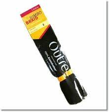 This 100% kanekalon synthetic hair allows curly or wavy braid hairstyles that stay after washing. Outre Jumbo Braid 100 Kanekalon Color 1b Gunstig Kaufen Ebay