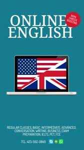 Find More Posters To Promote Language Lessons In Edit Click On The Image Classes Onlinecourses Edit In 2020 English Classes Online Online Classes English Class