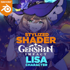 Genshin Impact Stylized Shading In Blender In 2020 Blender Models Stylized Human Reference