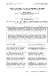 The apa reference page (also called the reference list) is the final page of your paper where all sources you cited in the main text are listed. Pdf Empowering Language Teachers Through Action Research Two Case Studies From Malaysia