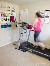 Organized Home Gym How To Turn A Corner To A Mini Gym A Prudent Life Workout Room Home Gym Room At Home At Home Gym