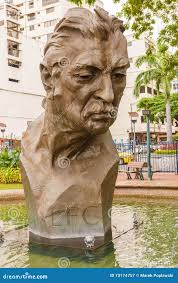 Monument of Leon Febre Cordero Ribadeneyra in Guayaquil, Ecuador. Editorial  Photography