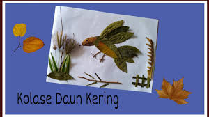 Terlebih lagi pada saat sedang ekormya dikembangkan hingga penuh di atas kepalanya. Gambar Kolase Hewan Dari Daun Kering