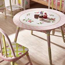 Fantasy Fields Crackled Rose Kids Table Walmart Com Kids Wooden Table Round Table And Chairs Table And Chair Sets