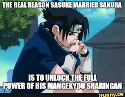 Explore and share the best sasuke sharingan gifs and most popular animated gifs here on giphy. The Real Reason Sasuke Married Sakura Is To Unlock The Full Power Of His Mangekyou Sharingan