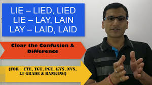Clear The Difference Confusion Lie Lied Lied Lie Lay Lain Lay Laid Laid Youtube
