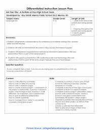Differentiated Lesson Plan Template Luxury Excellent Differentiated In Differentiated Instruction Lesson Plan Templates Differentiated Instruction Lesson Plans