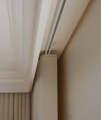 Image Result For Hide Ceiling Track Trim Moulding Home Curtains Ceiling Curtains False Ceiling Design