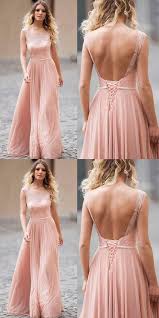 A Line Blush Pink Backless Lace Up Back Long Bridesmaid Dresses Bd0550 Blush Bridesmaid Dresses Long Bridesmaid Dresses Long Lace Pink Bridesmaid Dresses Long