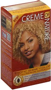 ( 1.0 ) stars out of 5 stars 1 ratings , based on 1 reviews creme of nature Creme Of Nature Exotic Shine Color With Argan Oil Ginger Blonde 10 01 1 Ea Pack Of 2 Walmart Com Walmart Com