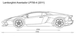Automotive Blueprints Lamborghini Aventador Lamborghini Aventador Lp700 Lamborghini Aventador Lp700 4