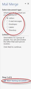 Spreadsheets are also able to create graphs and charts showing profits. How To Use Mail Merge In Microsoft Word Webucator