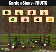 Gosik S Garden Signs Fruits Garden Signs Plants Plant Eggs