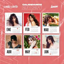 Catch the pop sensation on the romance tour! Tienda Lemon Calendario Camila Cabello 2021 Oferta Facebook