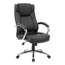This was the worst chair i think i've ever sat in. Get The Boss Office Products Bonded Leatherplus High Back Chair Black Chrome From Office Depot And Officemax Now Accuweather Shop