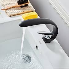 one hole bathroom sink faucet