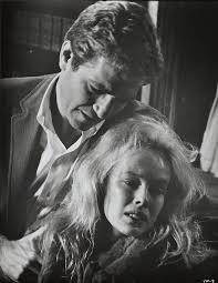 With elizabeth taylor, richard burton, george segal, sandy dennis. George Segal And Sandy Dennis In Who S Afraid Of Virginia Woolf 1966 At The Roadhouse George Needs To Embarrass Sandy Dennis George Segal Film Lovers